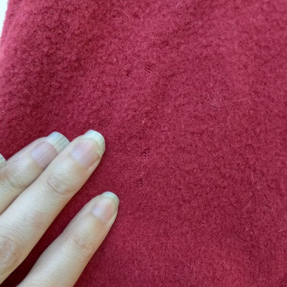 Vintage Red Wool Forecaster Coat Button Front Retro Academia - Picture 13 of 16